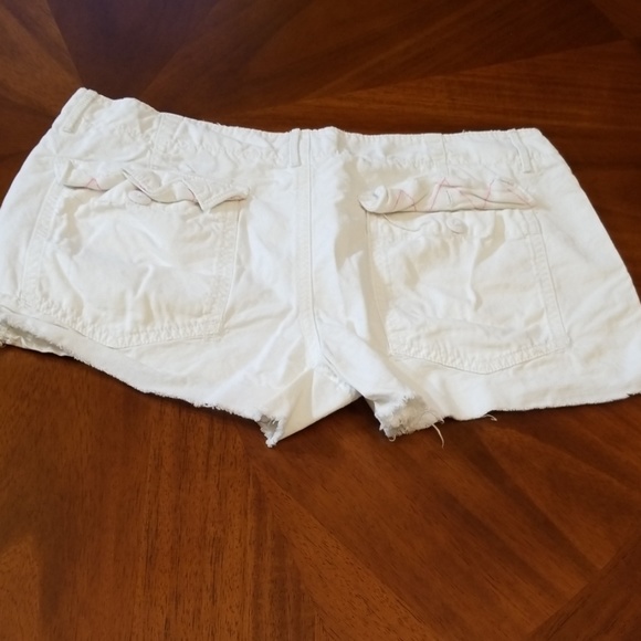 American Eagle ripstop white shorts B116:4:619 - Picture 2 of 7
